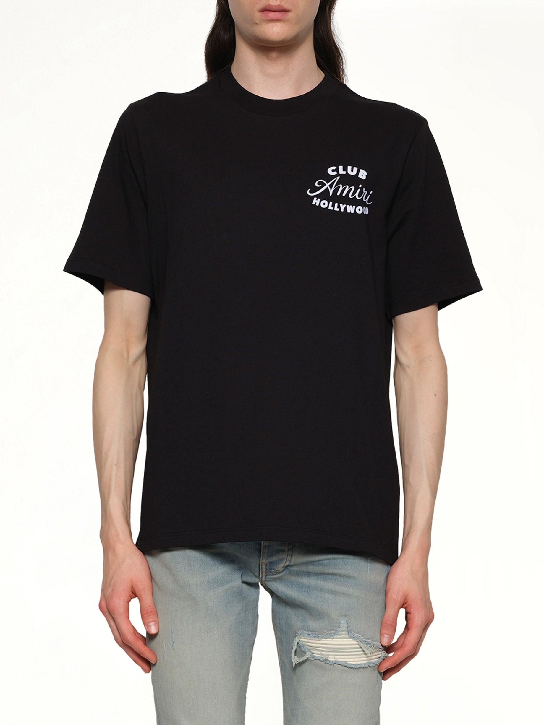 Club Amiri Tee in Black