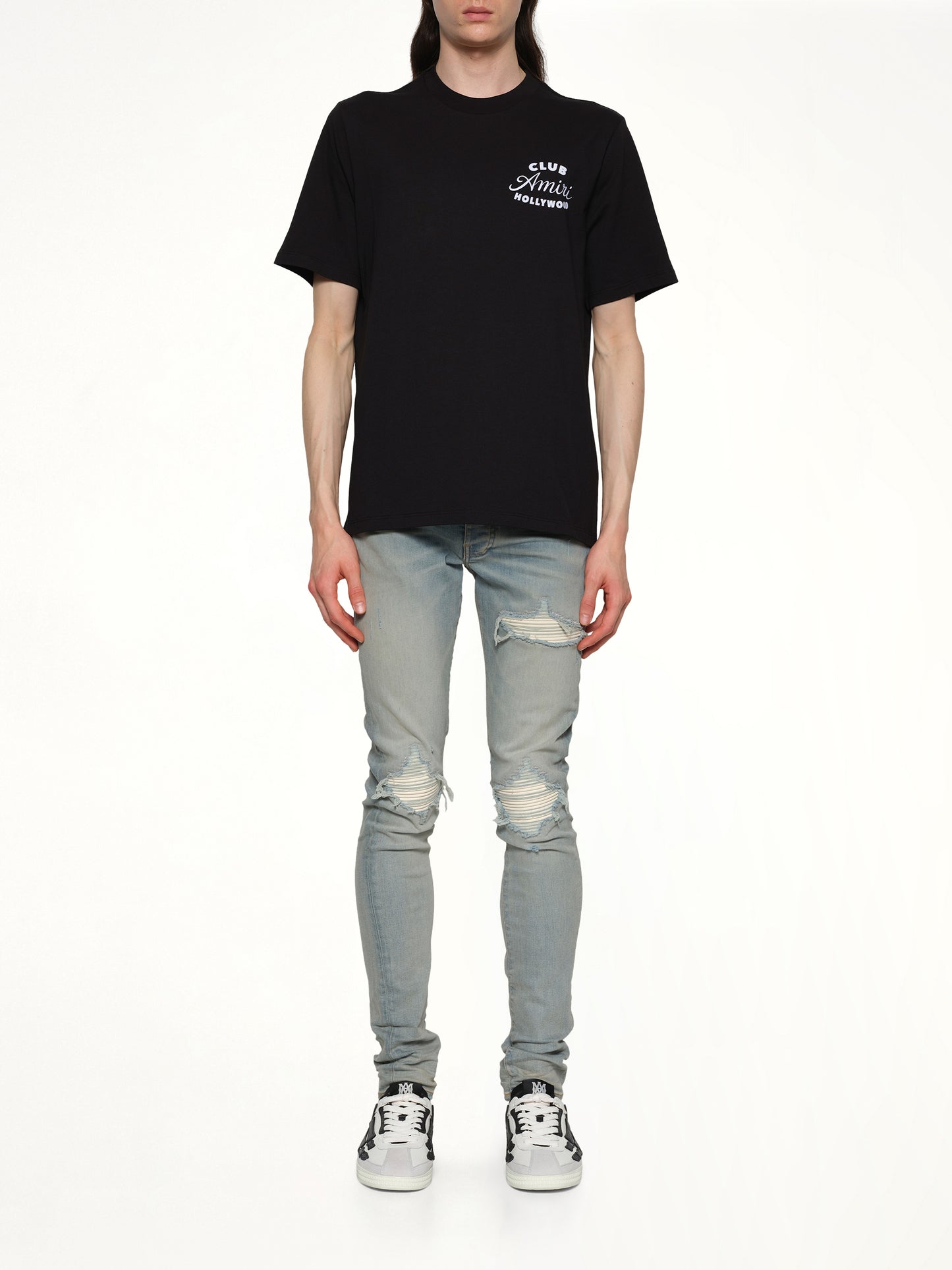 Club Amiri Tee in Black