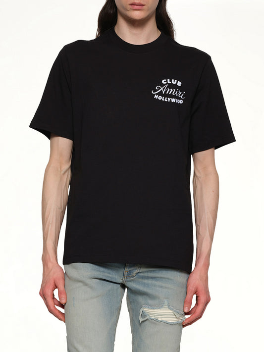 Club Amiri Tee in Black