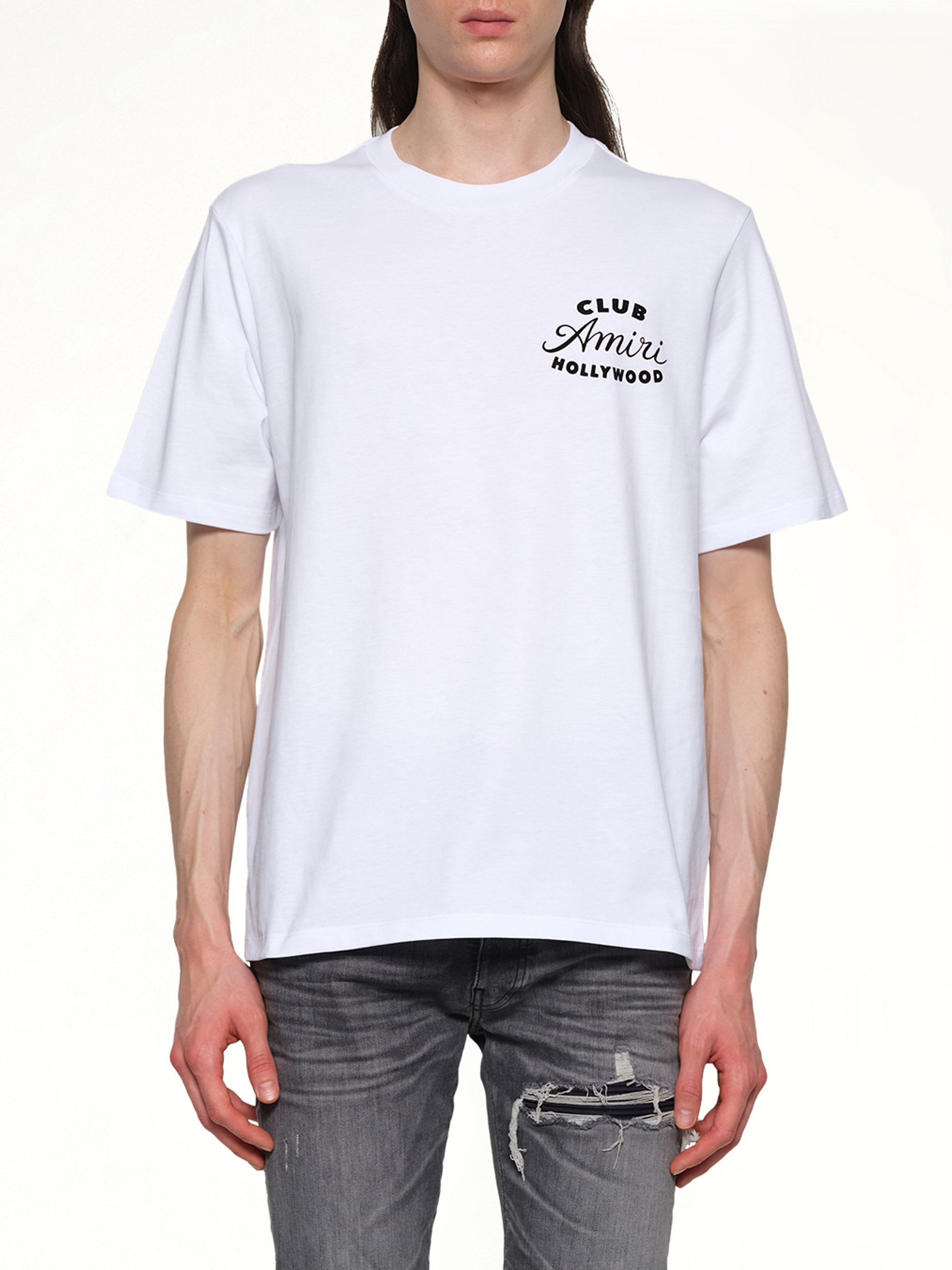 Club Amiri Tee in White