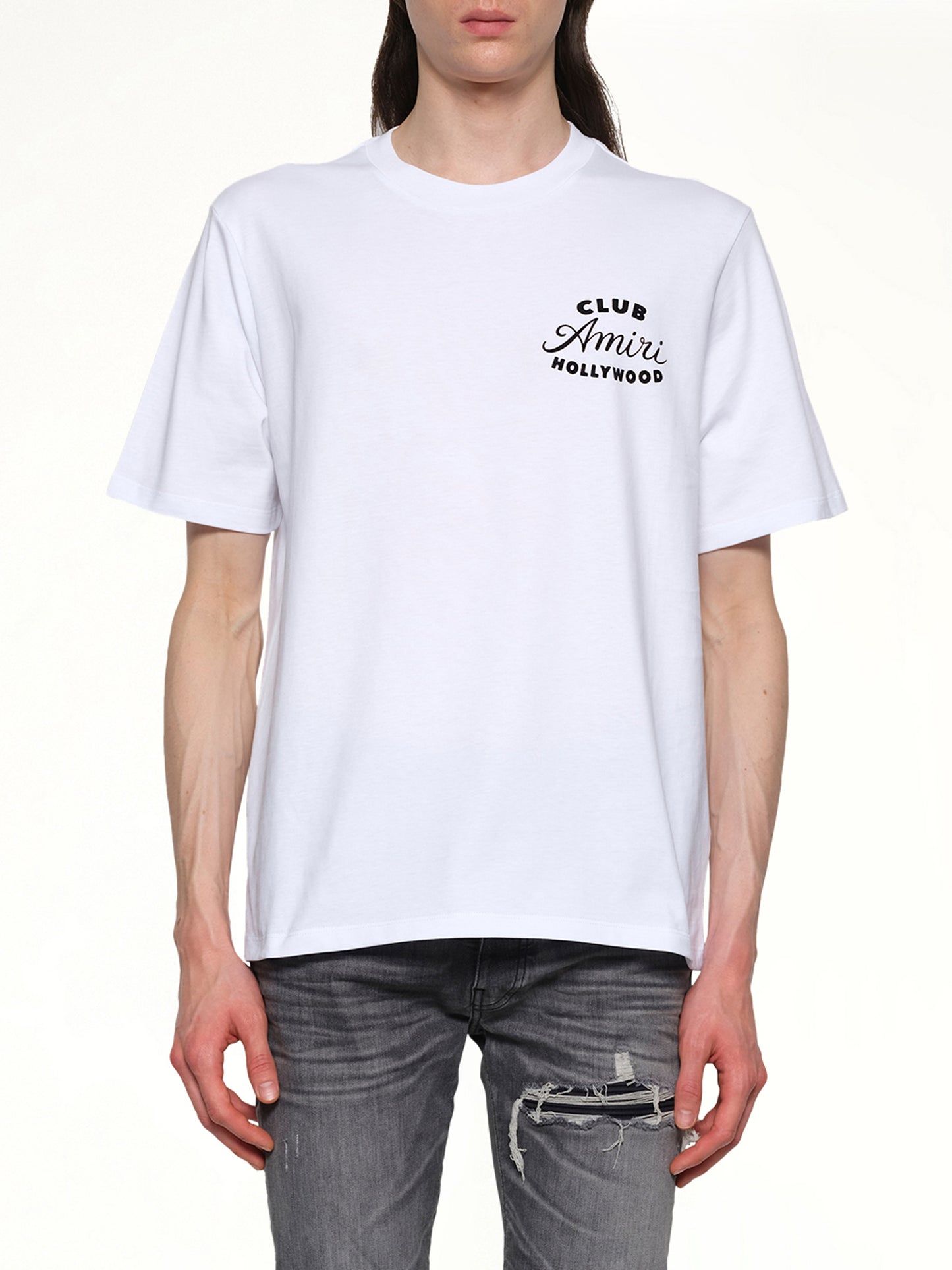 Club Amiri Tee in White