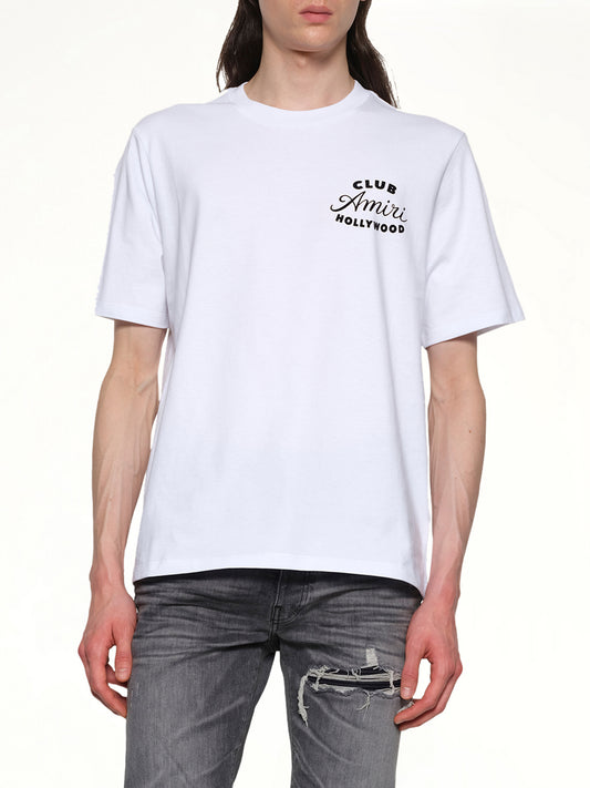 Club Amiri Tee in White