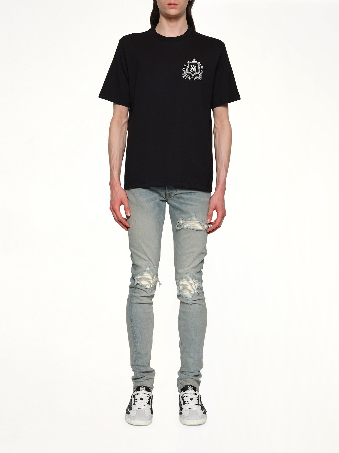 MA Crest Tee in Black