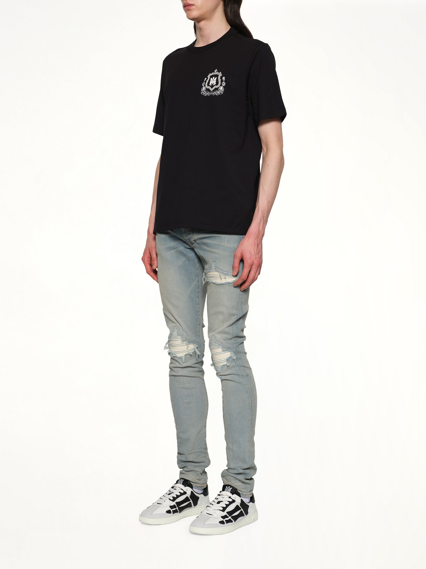 MA Crest Tee in Black
