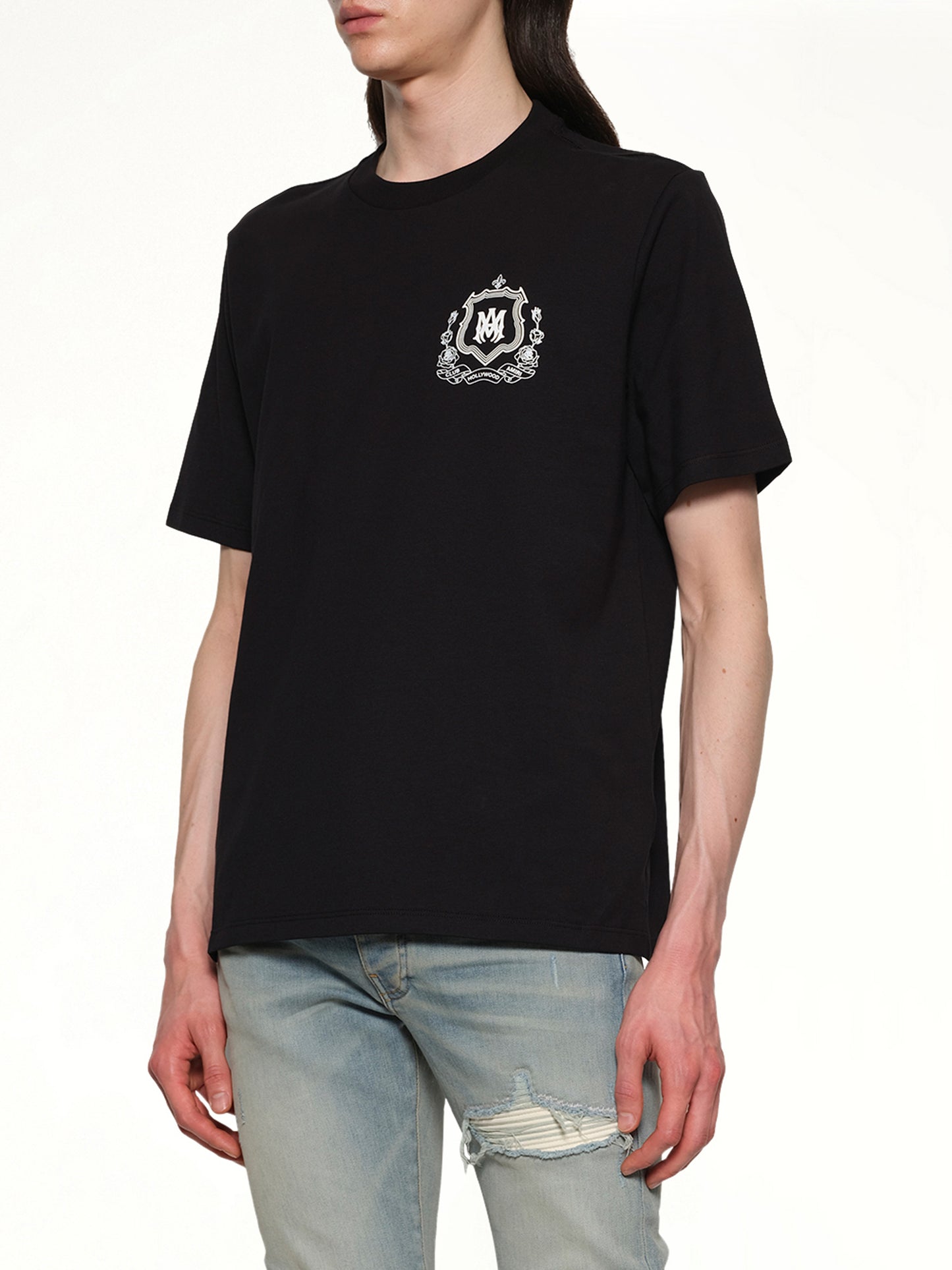 MA Crest Tee in Black