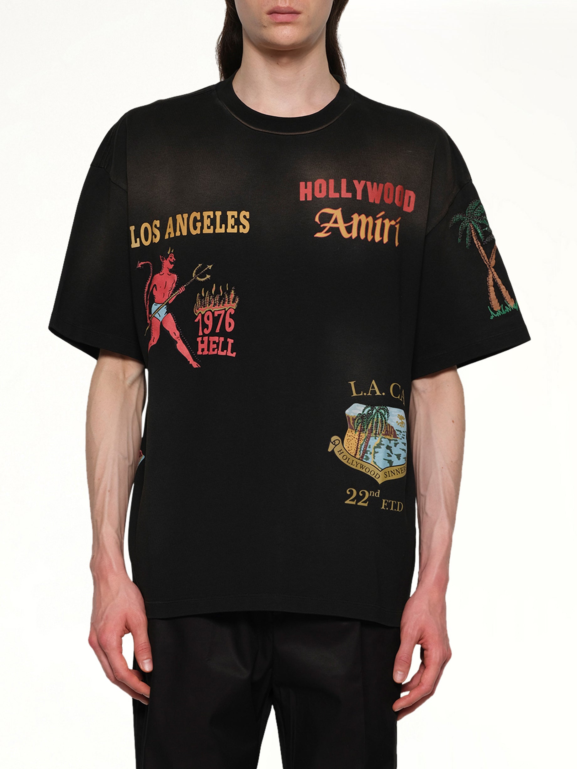 Sinners Oversized T-Shirt in Black