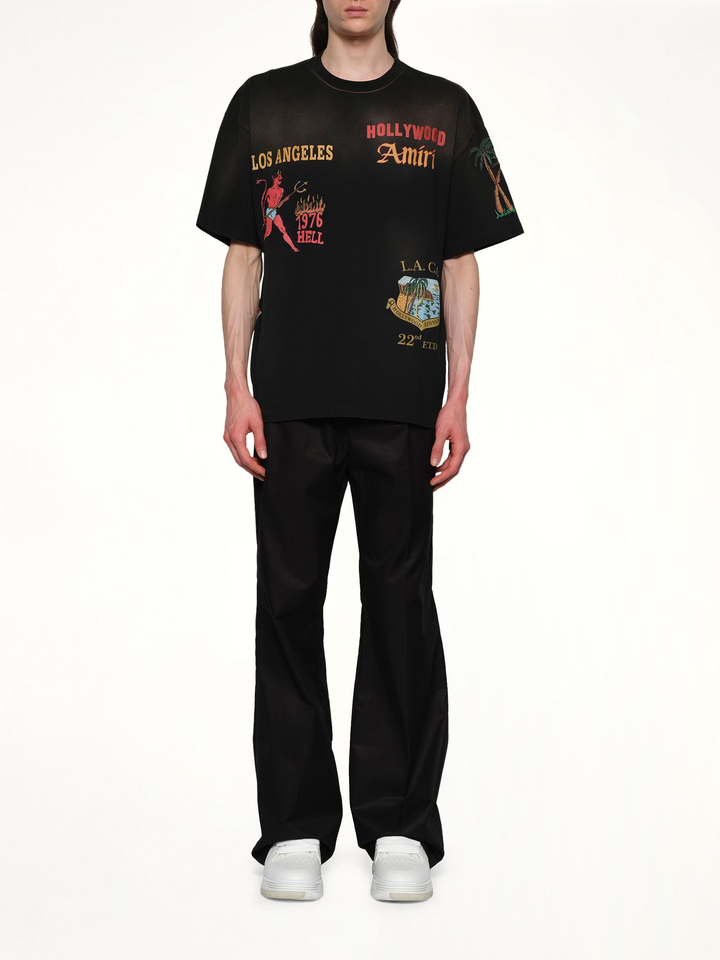 Sinners Oversized T-Shirt in Black