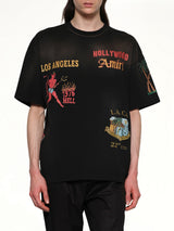 Sinners Oversized T-Shirt in Black