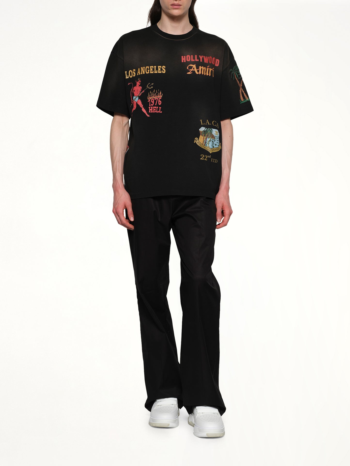 Sinners Oversized T-Shirt in Black