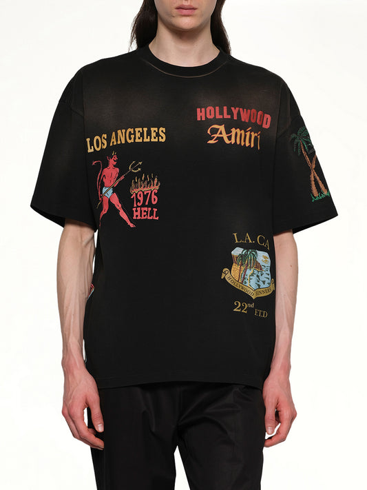 Sinners Oversized T-Shirt in Black