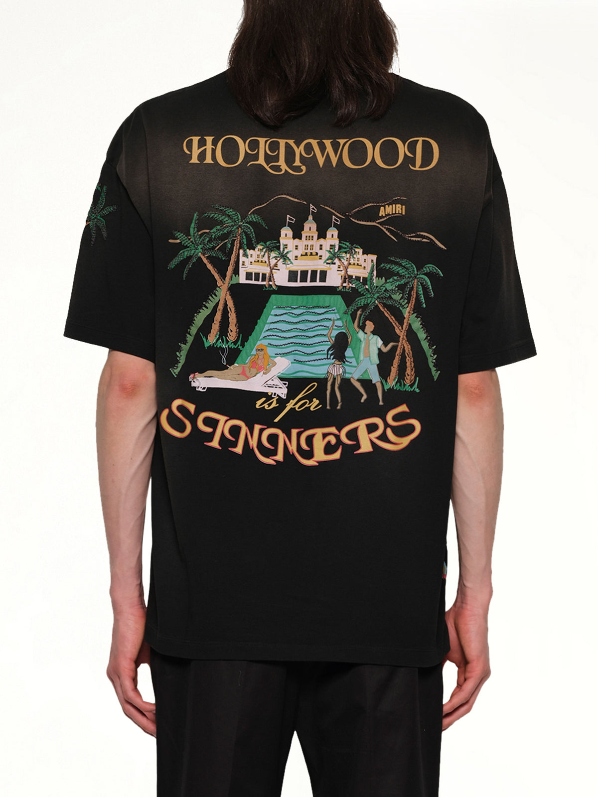 Sinners Oversized T-Shirt in Black