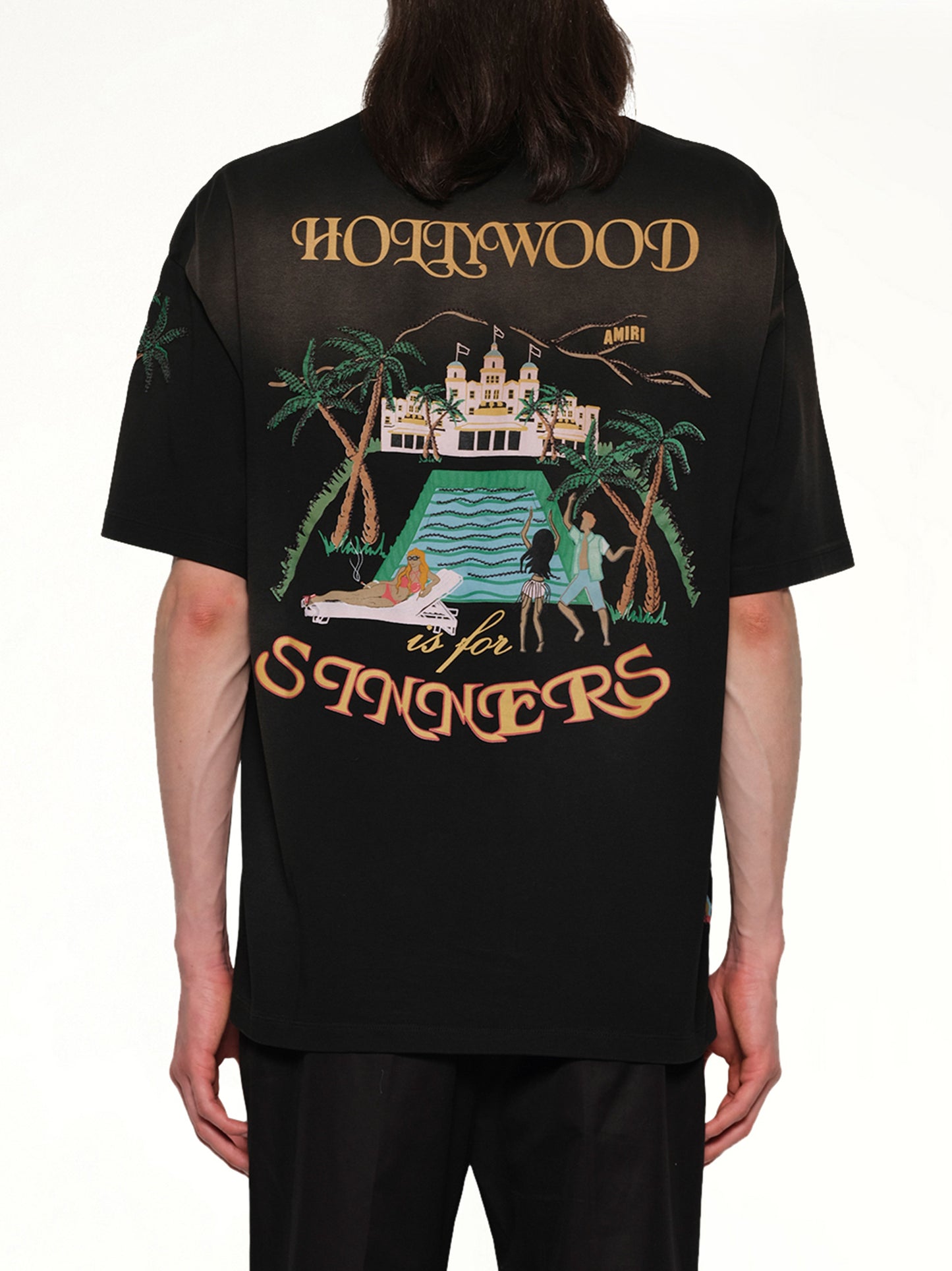 Sinners Oversized T-Shirt in Black