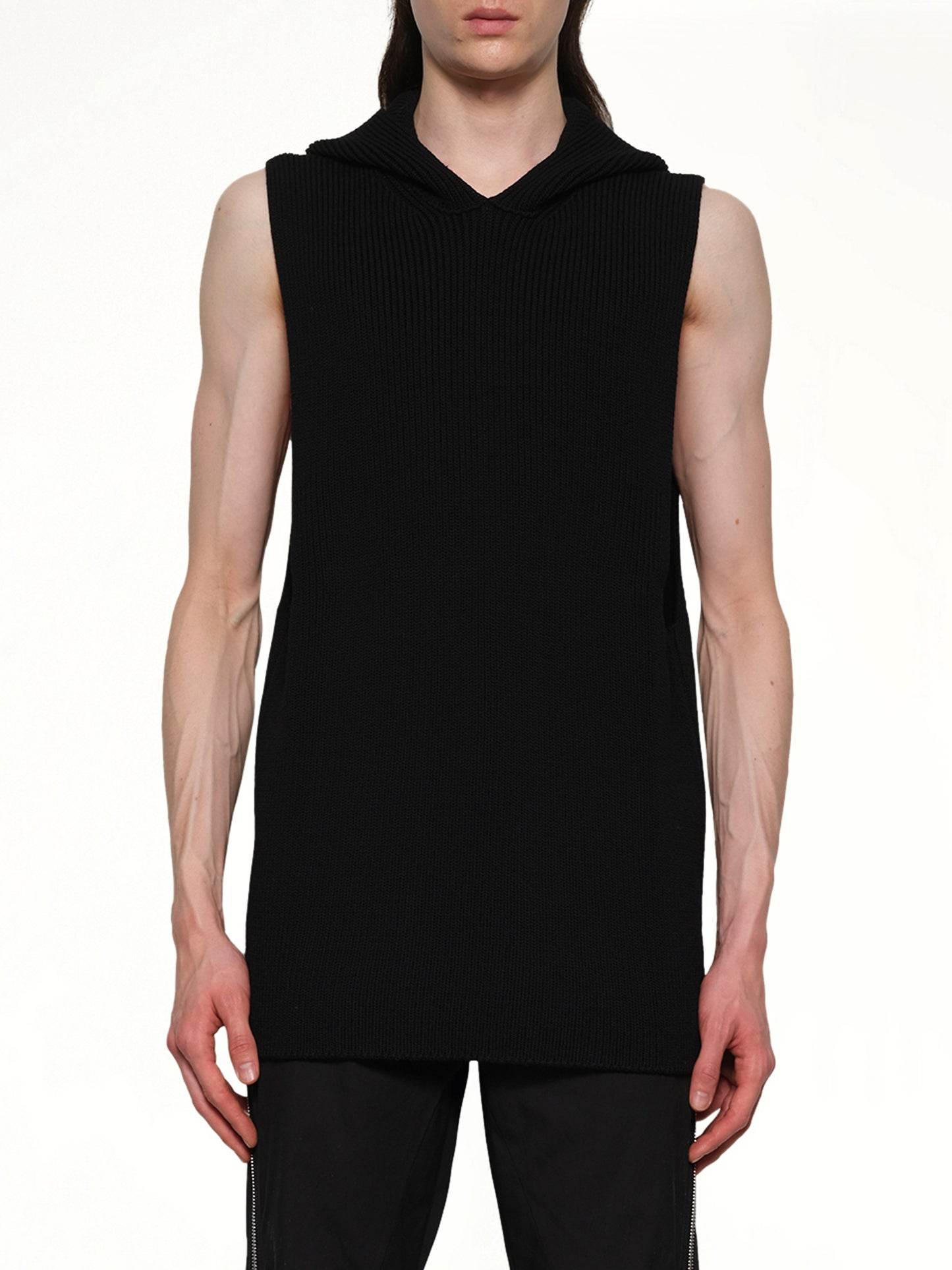 Hooded Tank in Black