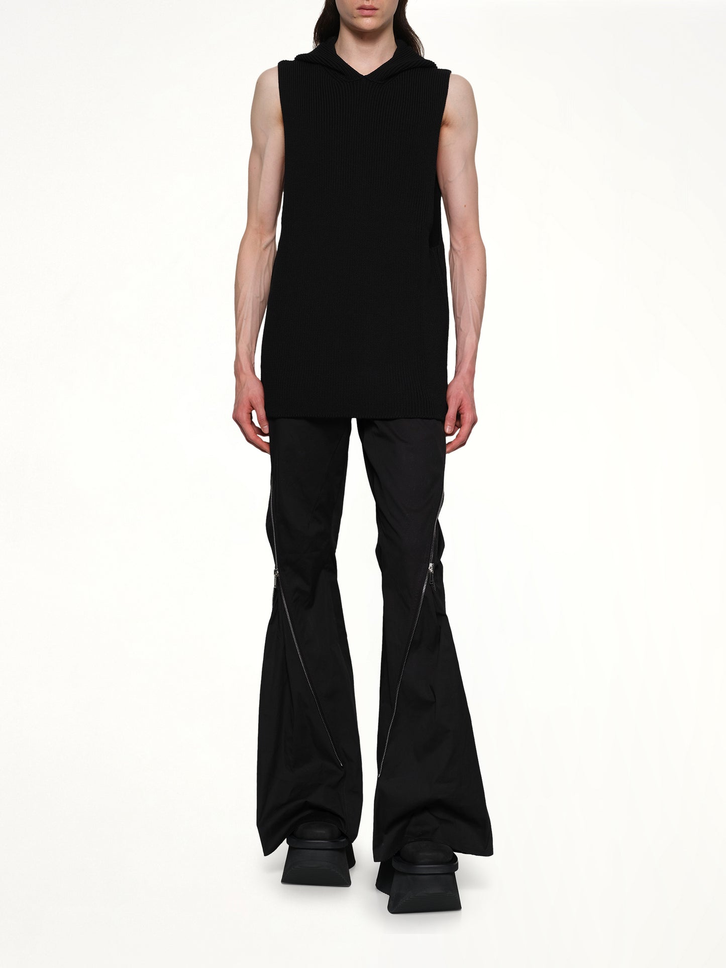 Hooded Tank in Black