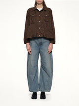 Denim Jacket in Brown