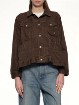 Denim Jacket in Brown
