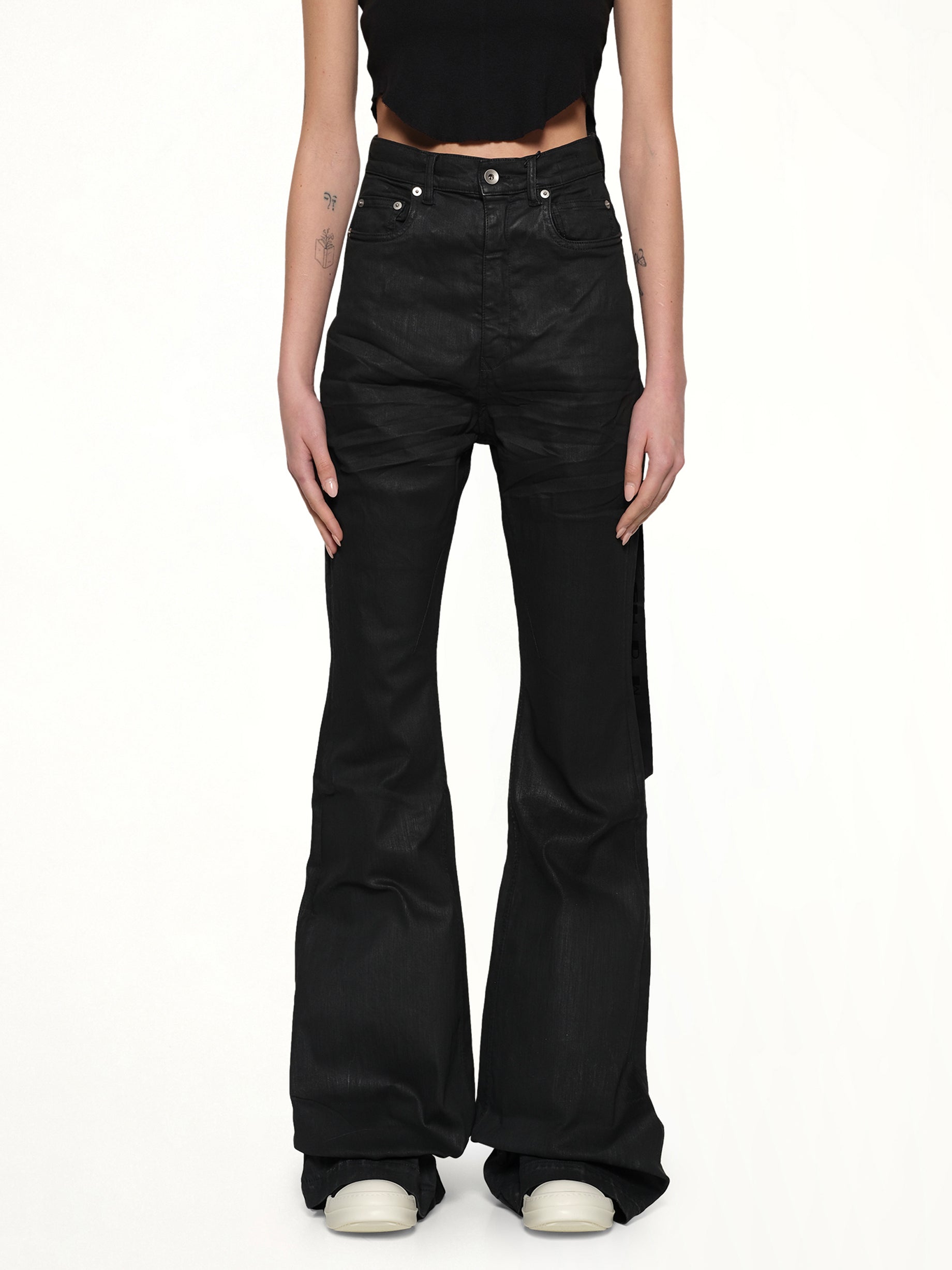 Bolan Bootcut in Black Wax