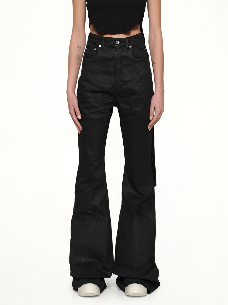 Bolan Bootcut in Black Wax