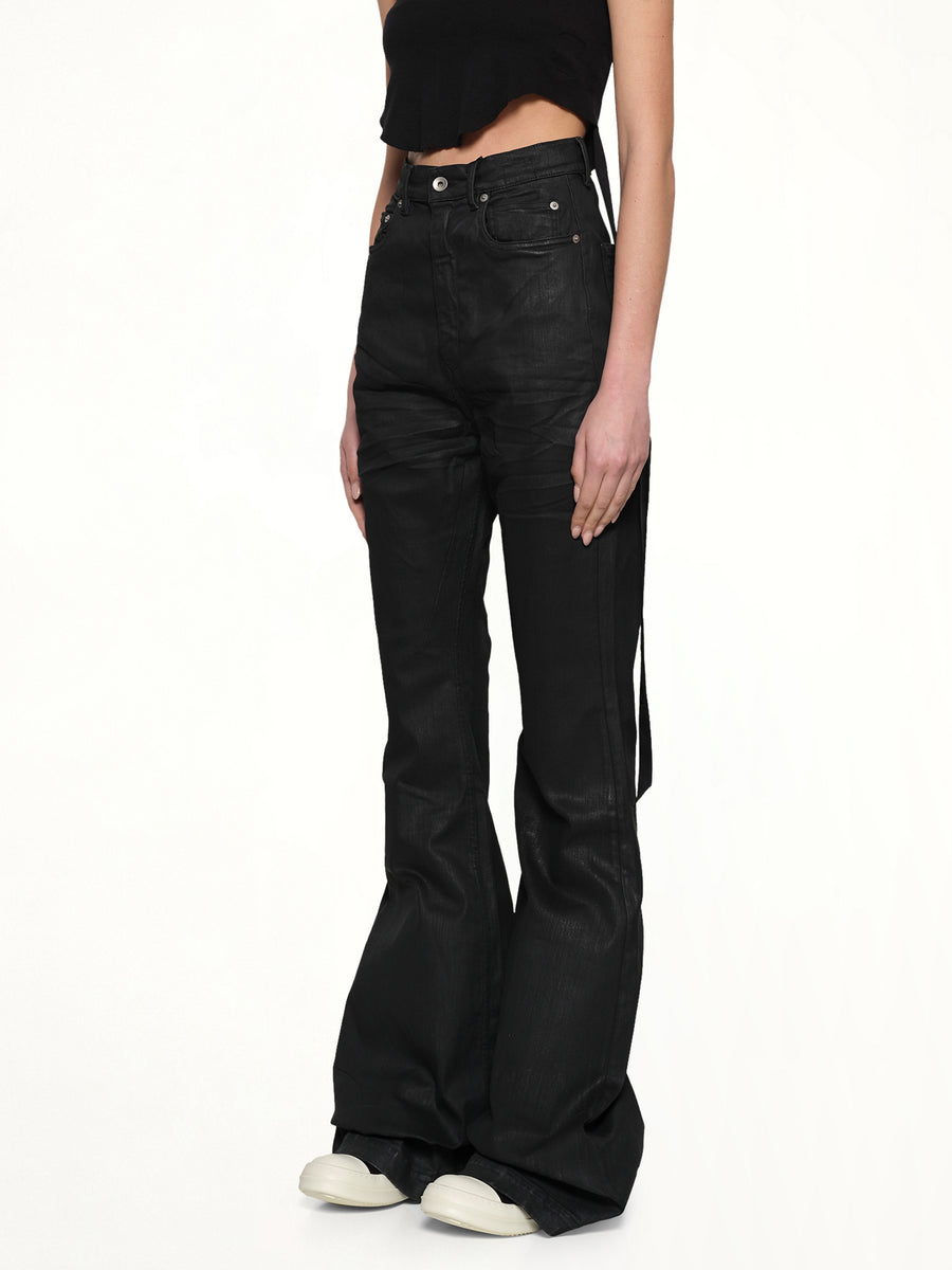 Bolan Bootcut in Black Wax