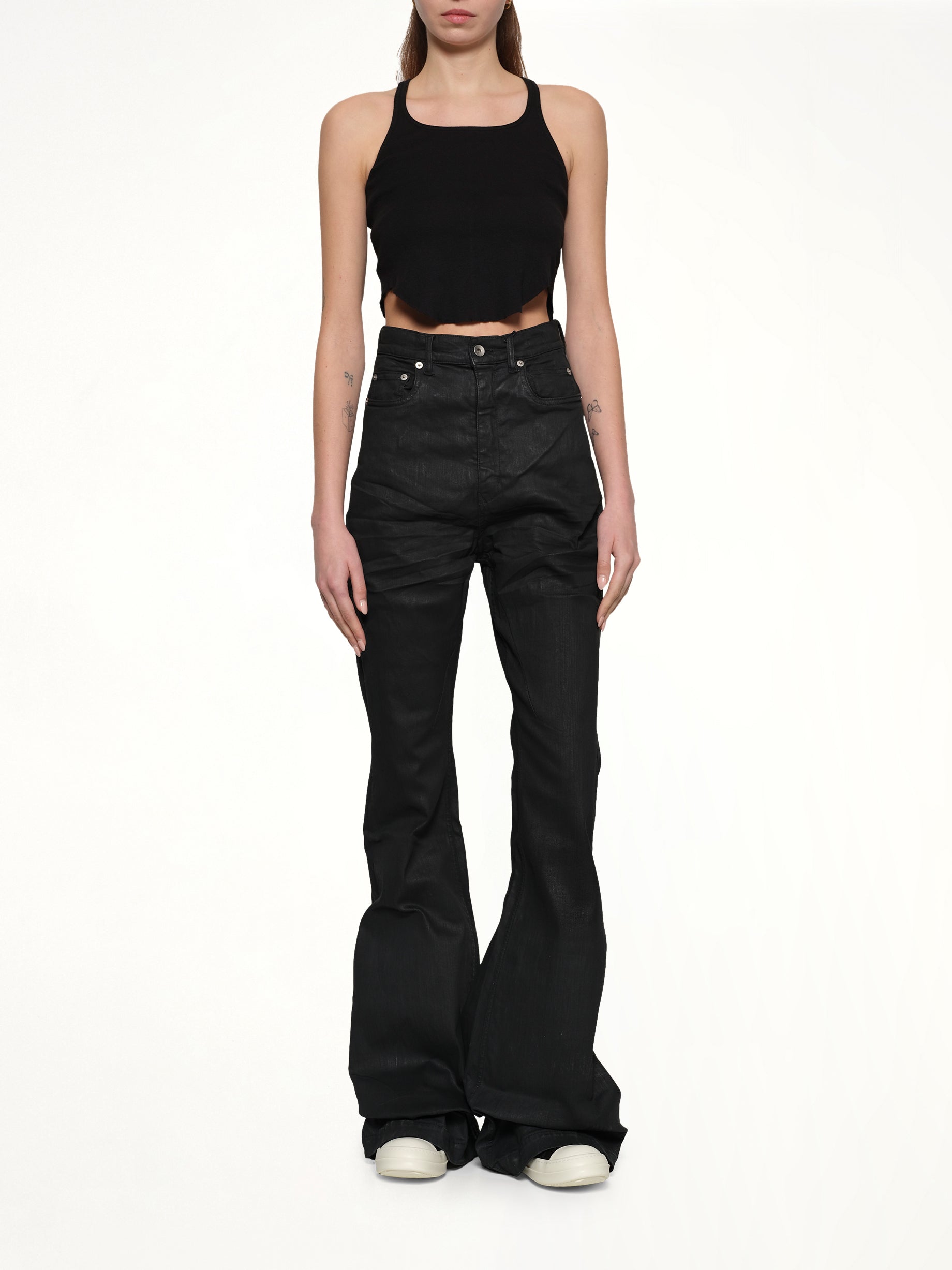 Bolan Bootcut in Black Wax