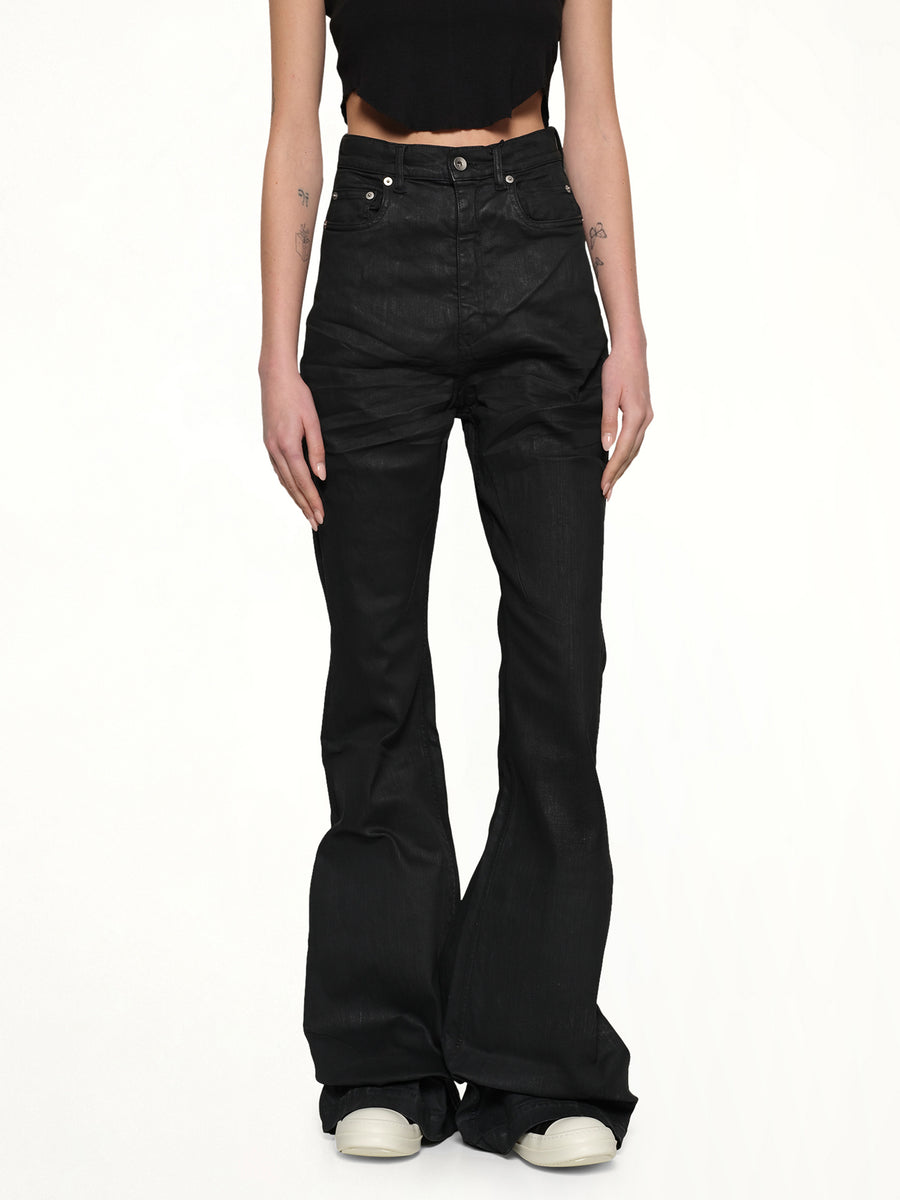 Bolan Bootcut in Black Wax