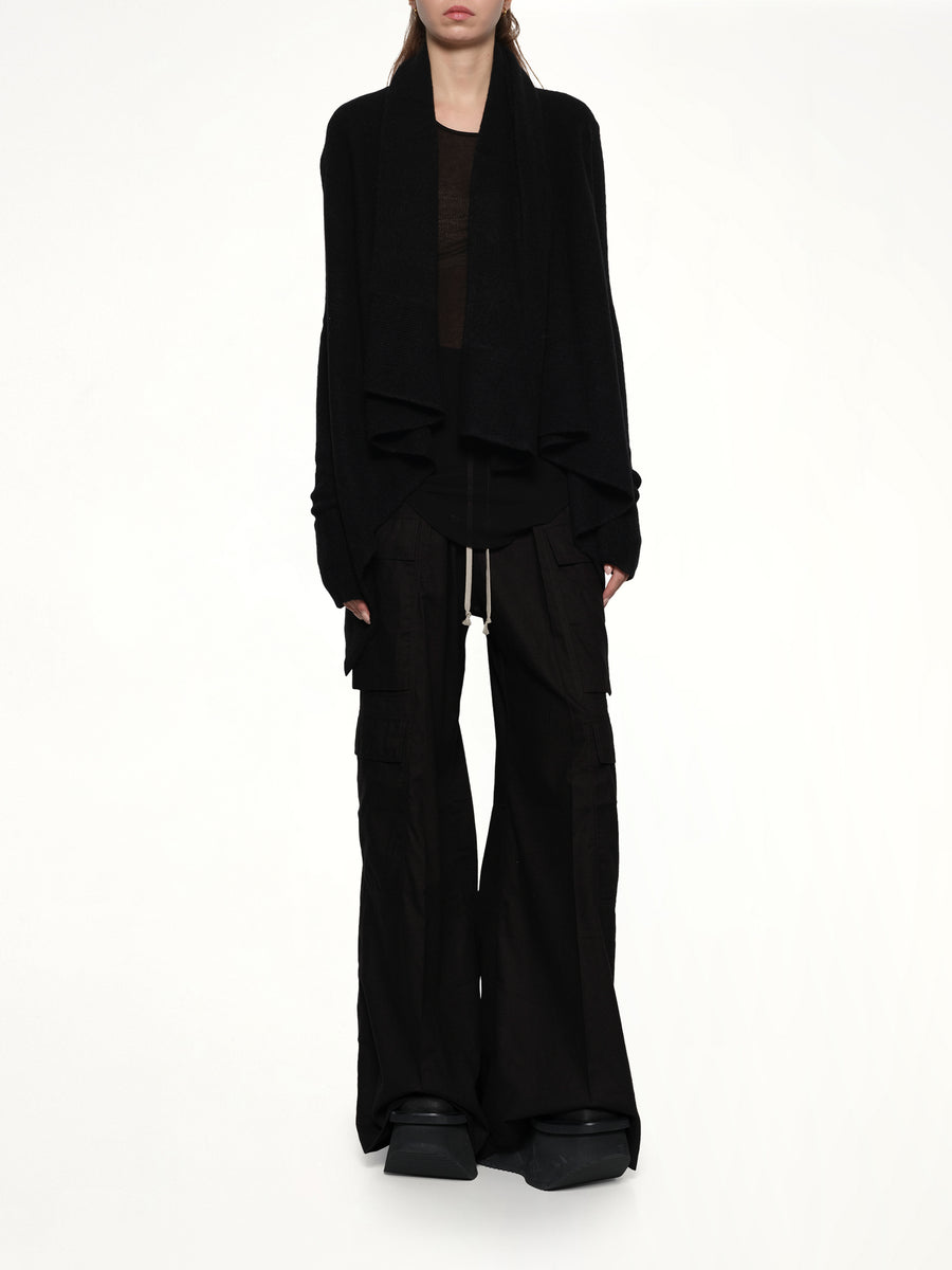 Hooded Medium Wrap in Black