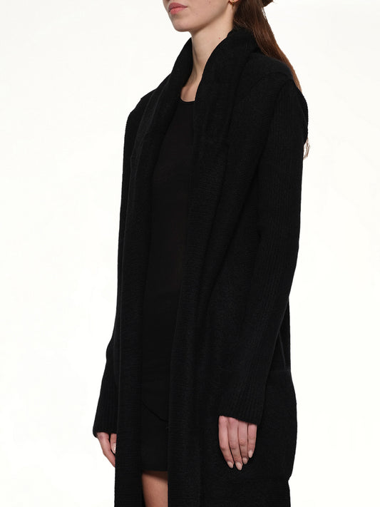 Long Cardigan in Black