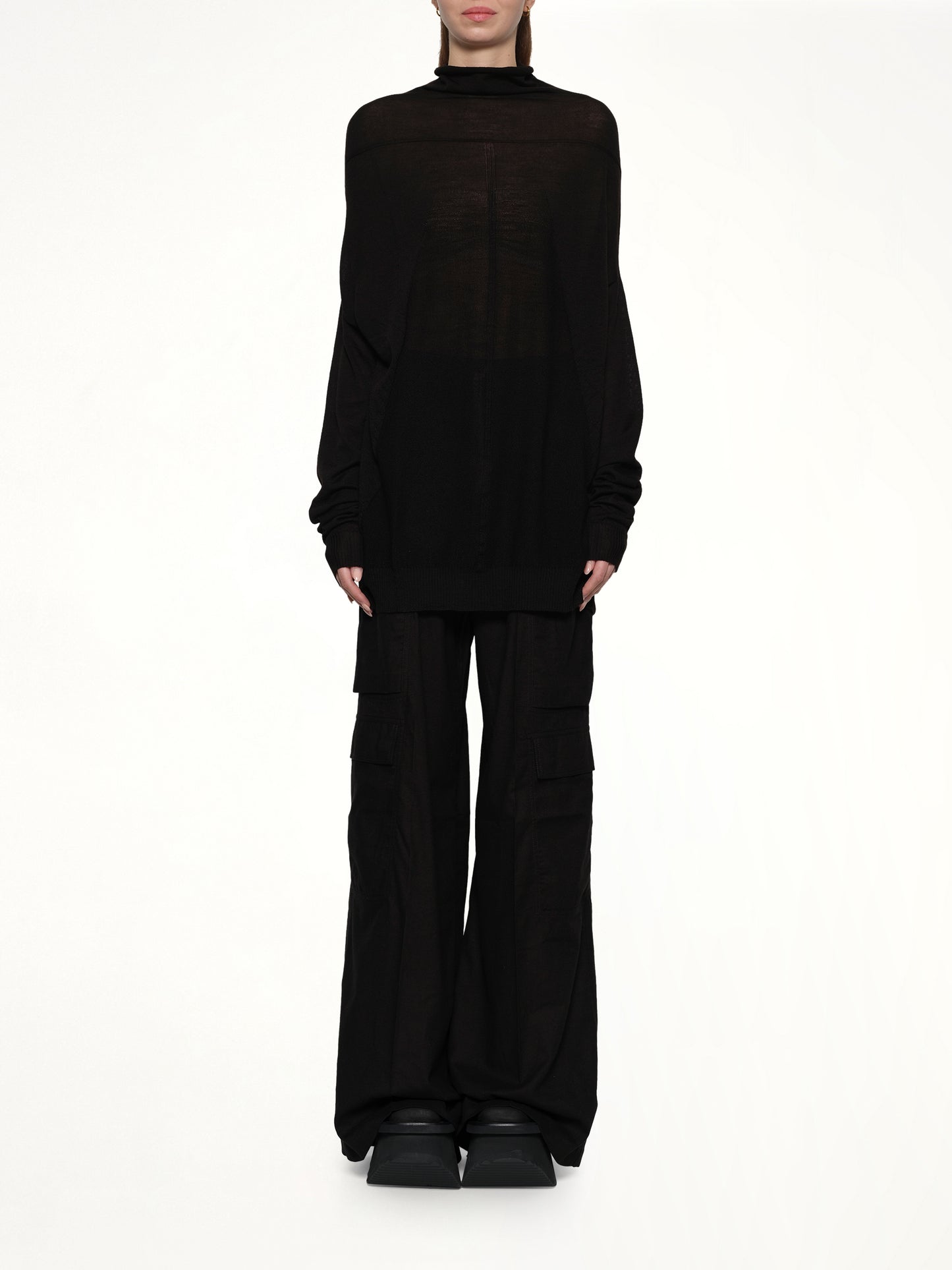 Oversize Crater in Black