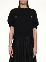 Sponge x Nylon Twill Pullover in Black
