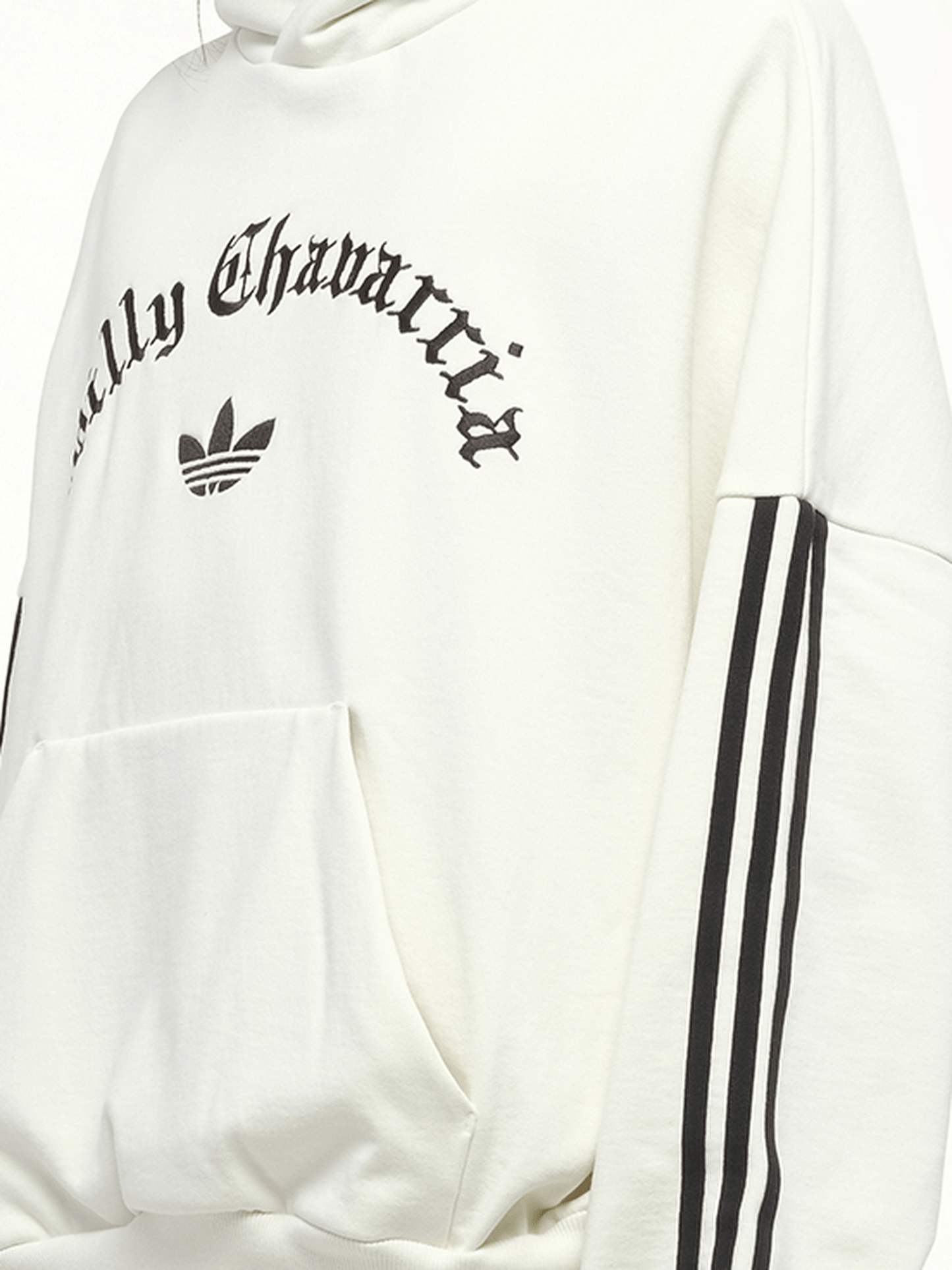Adidas X Chavarria Trefoil Hoodie in Off White