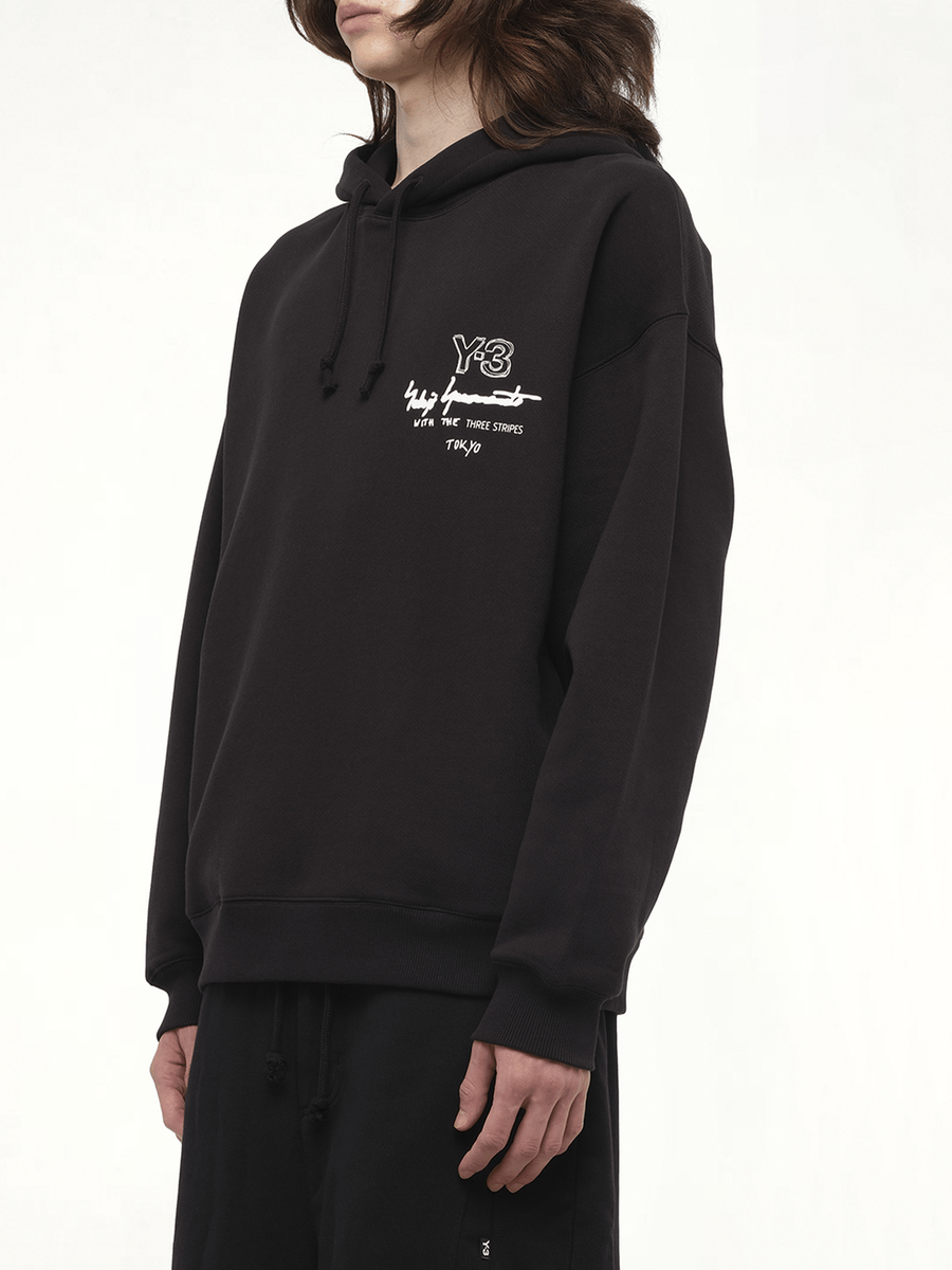 Graphic Ft Hoodie in Black