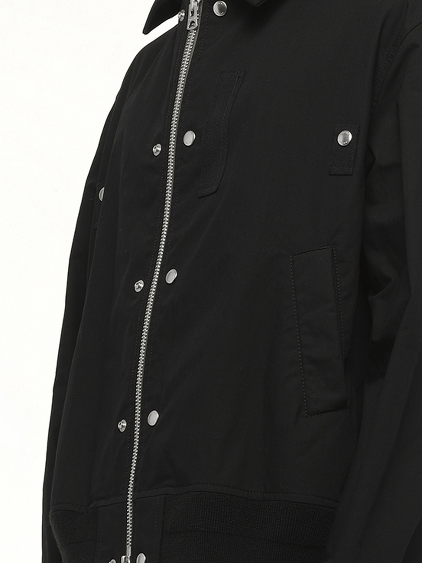 Rip Stop Blouson in Black