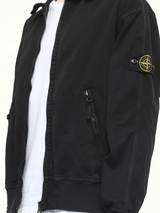 610005 Giubbotto Zip Up Cardigan in Black