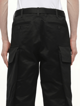 Cotton Chino Pants in Black