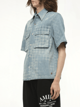 MA Quad Denim Shirt in Indigo