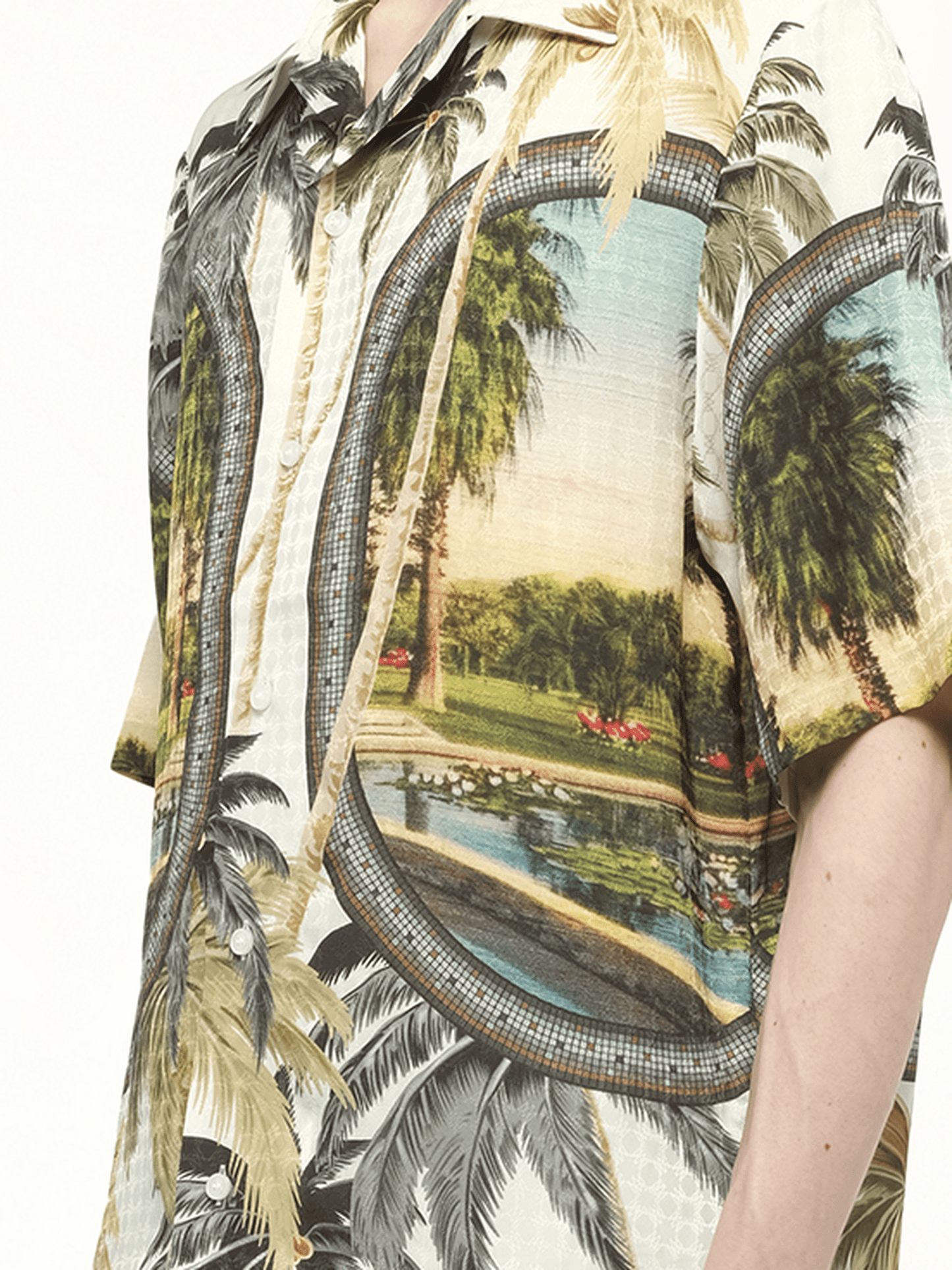 Paradise Bowling Shirt in Multicolour