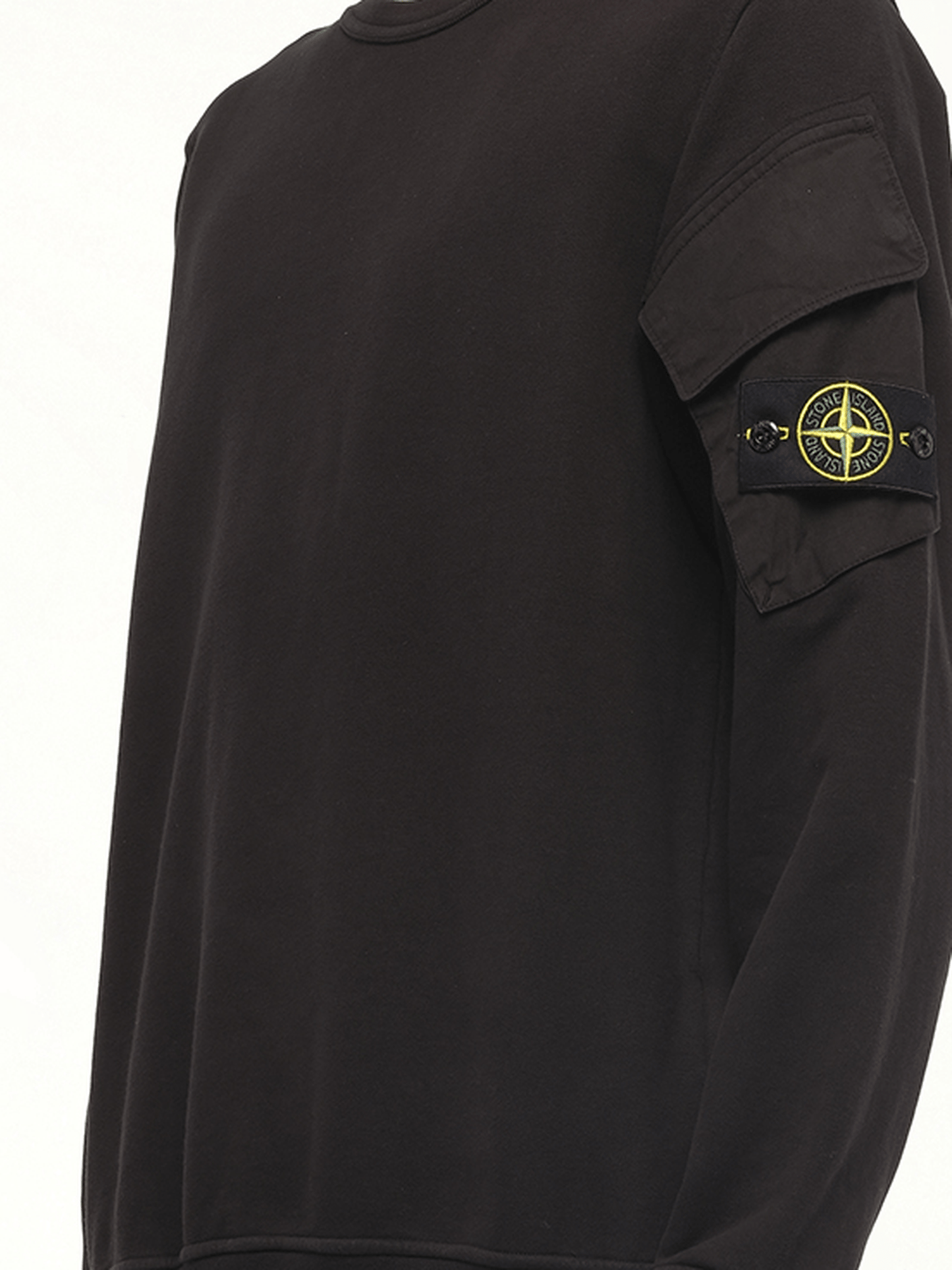 610000 Cotton Fleece Sweatshirt in Black