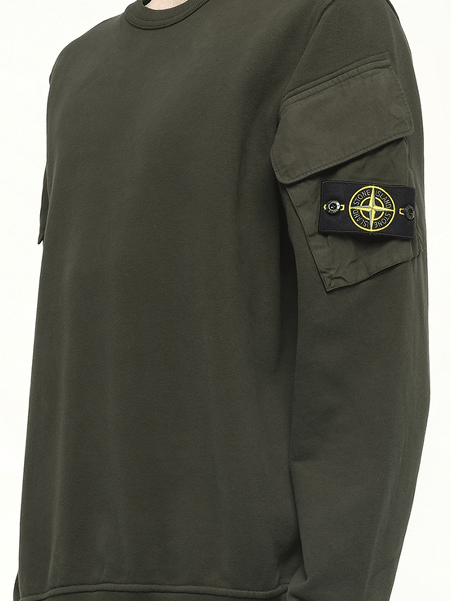 610000 Cotton Fleece Sweatshirt in Juniper