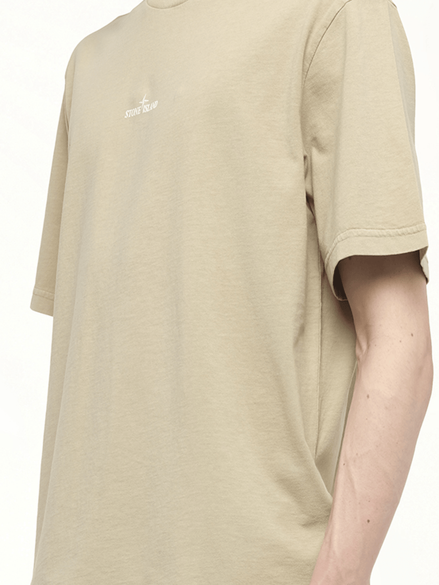 210003 Industrial Print S/S T-Shirt in Desert