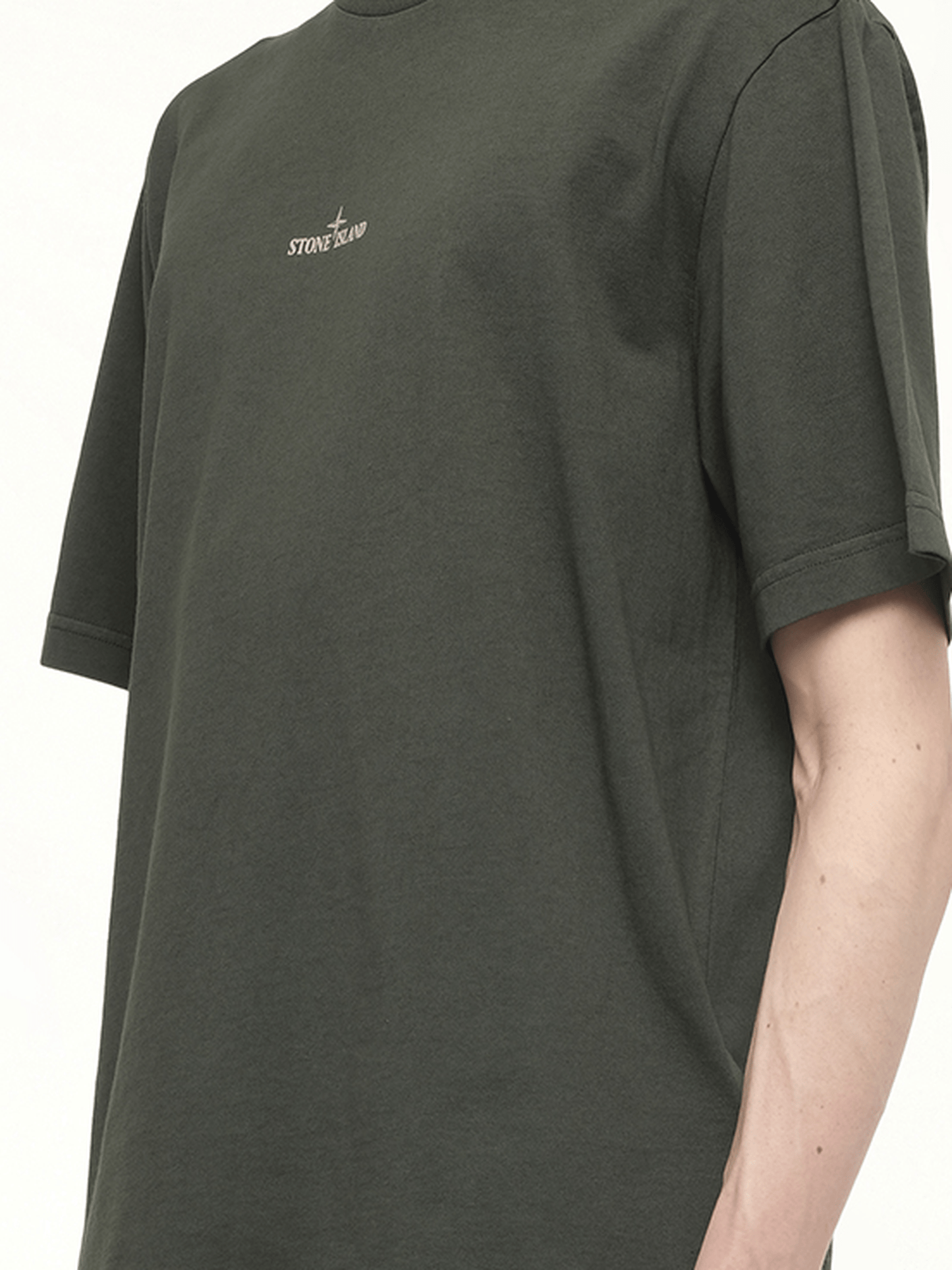 210003 Industrial Print S/S T-Shirt in Juniper