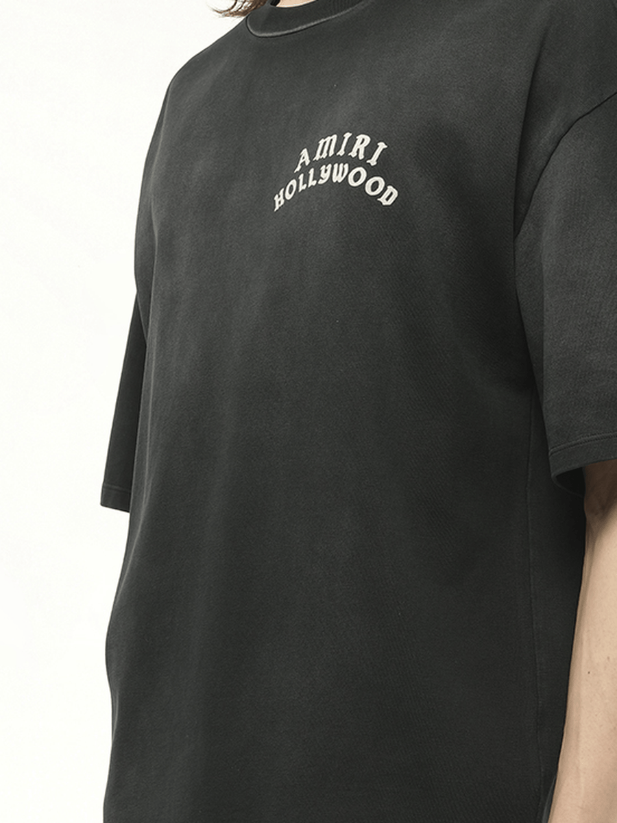 Amiri Hollywood T-Shirt in Black