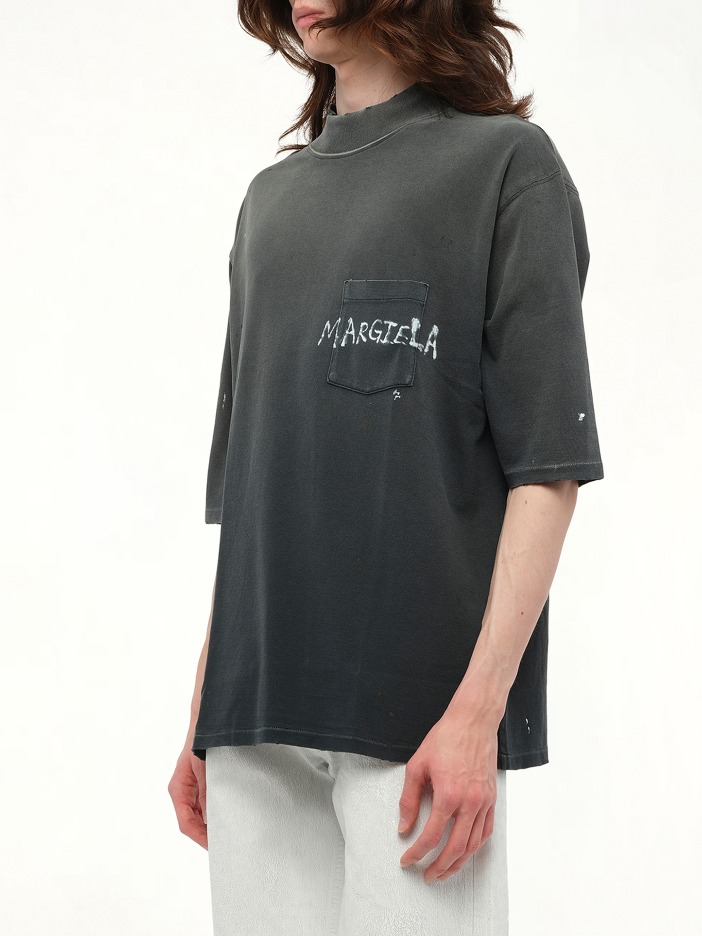 Margiela T-Shirt in Washed Black