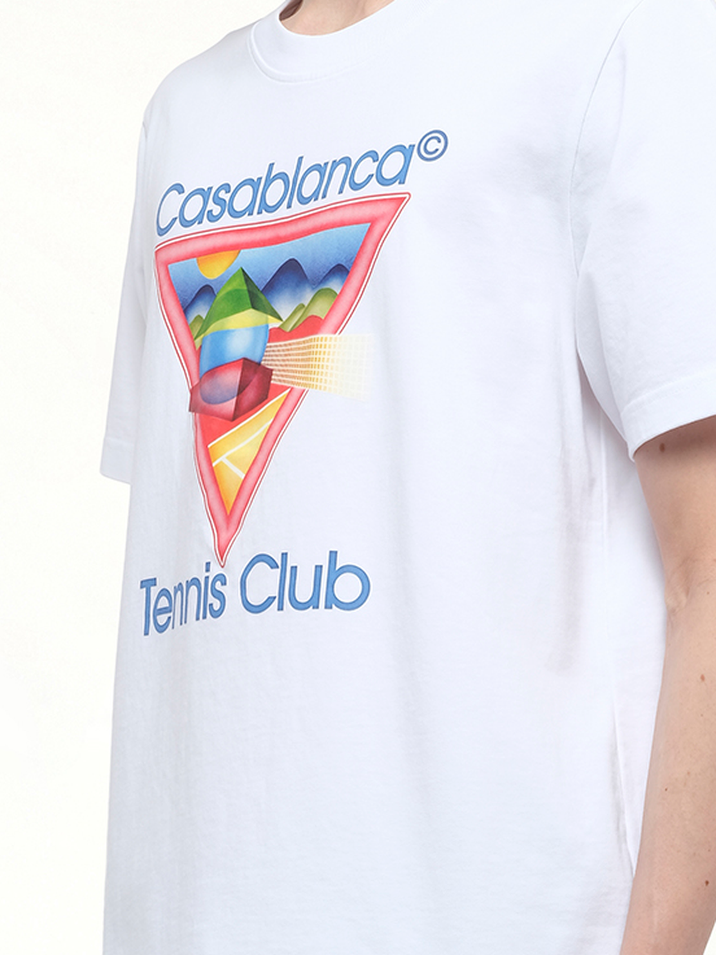 Tennis Club Icon T-Shirt in White