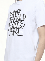 WHERE THE WILD THINGS ARE Logo T-Shirt in White