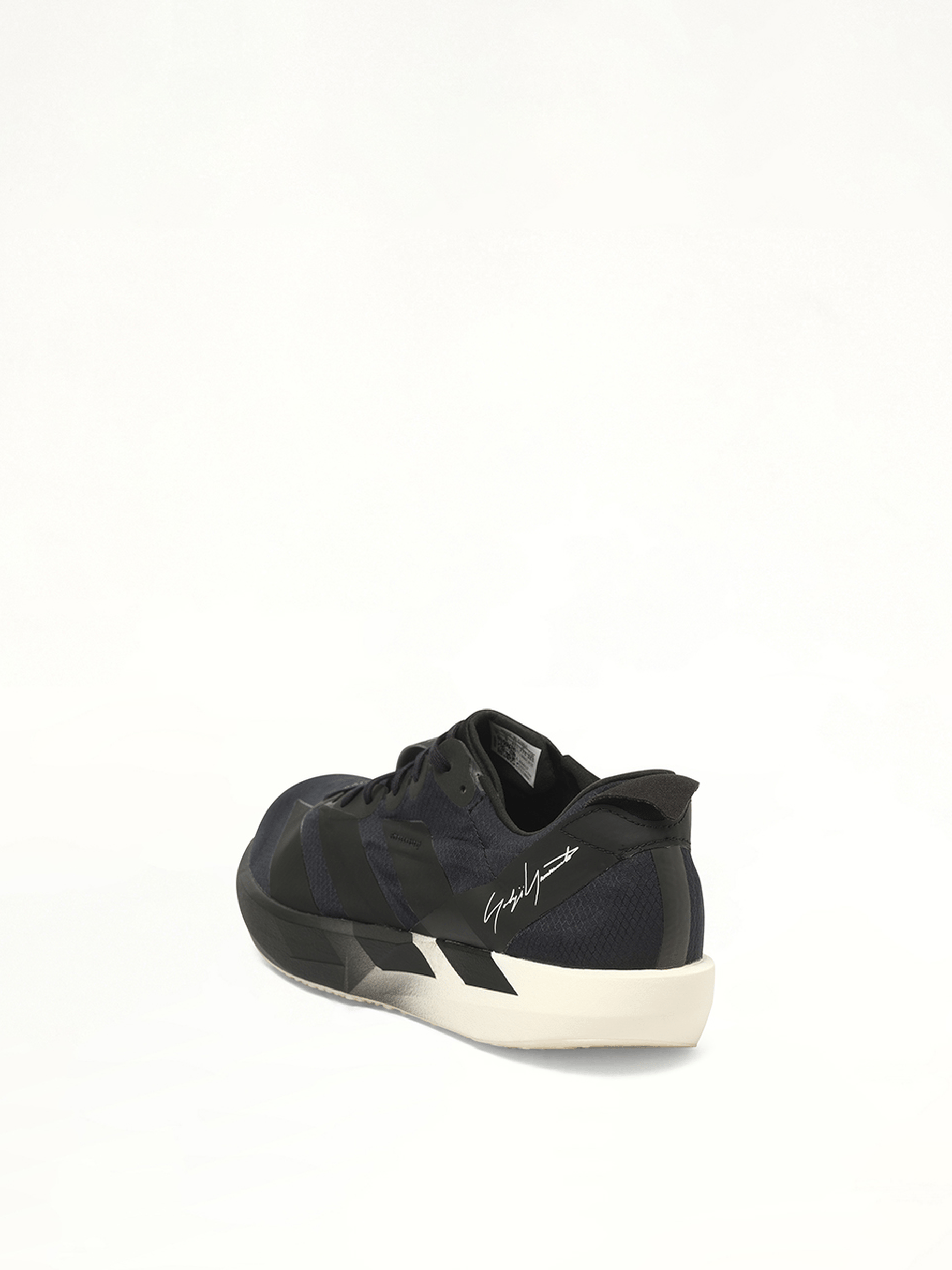 Adios 9 Sneaker in Black Back View | Y-3