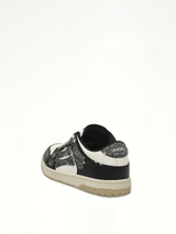 Bandana Skeleton Top Low Sneaker in Black Top View | AMIRI