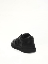 Classic Low Sneaker in Black/Black Top View | AMIRI