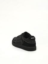 Skeleton Top Low Sneaker in Black Top View | AMIRI