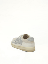 Skeleton Top Low Sneaker in Grey Top View | AMIRI