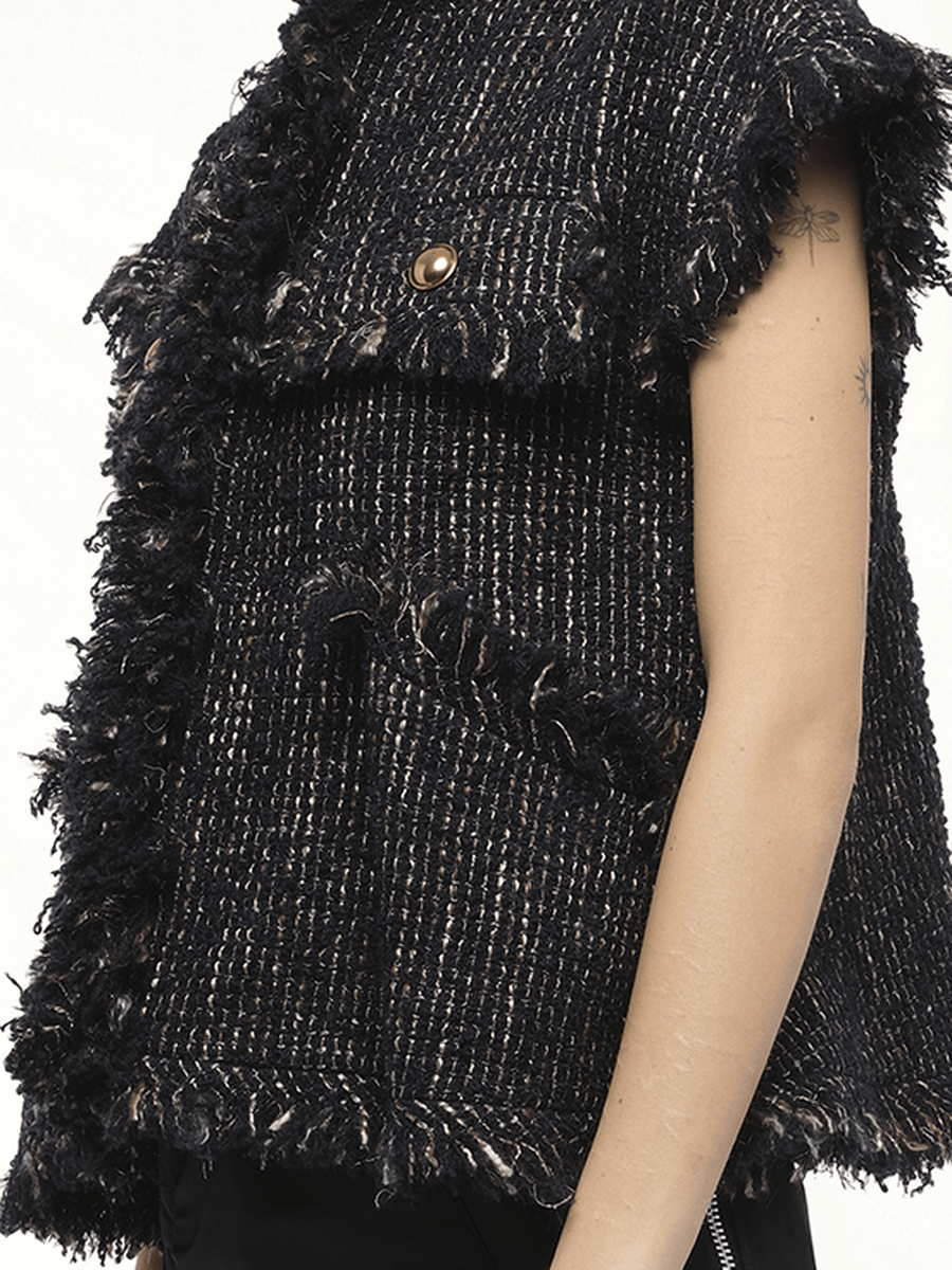 Tweed Jacket in Navy